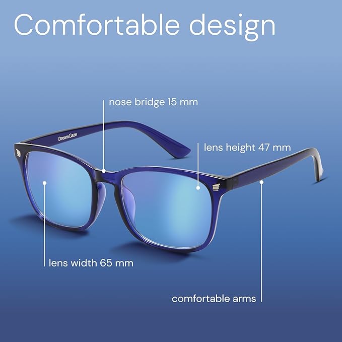 livho Gaming Blue Light Blocking Glasses for Better Sleep, Premium Night Driving, Computer Blockers for Man & Woman