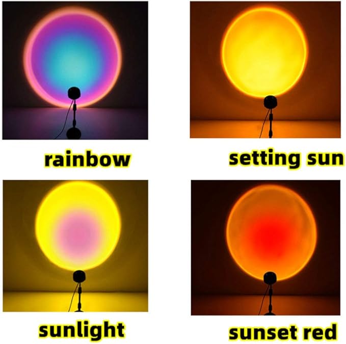 Sunset Lamp Sunset Projection Lamp With Remote Sunset Lamp Projection Sunset Projector Rainbow Projection Night Die Cut Decoupage Sheets For Card Making