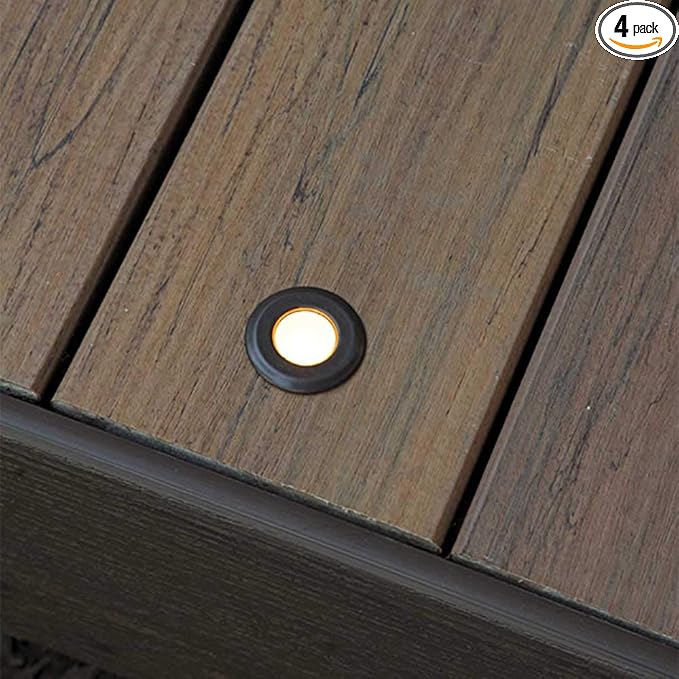 TimberTech LED in-Deck Lights 4 - Pack - Bronze