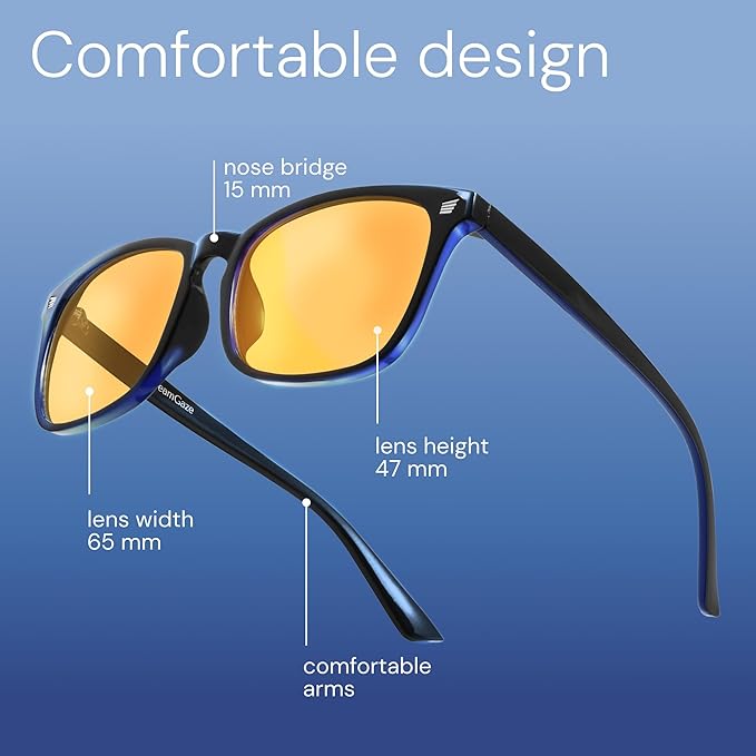 livho Gaming Blue Light Blocking Glasses for Better Sleep, Premium Night Driving, Computer Blockers for Man & Woman