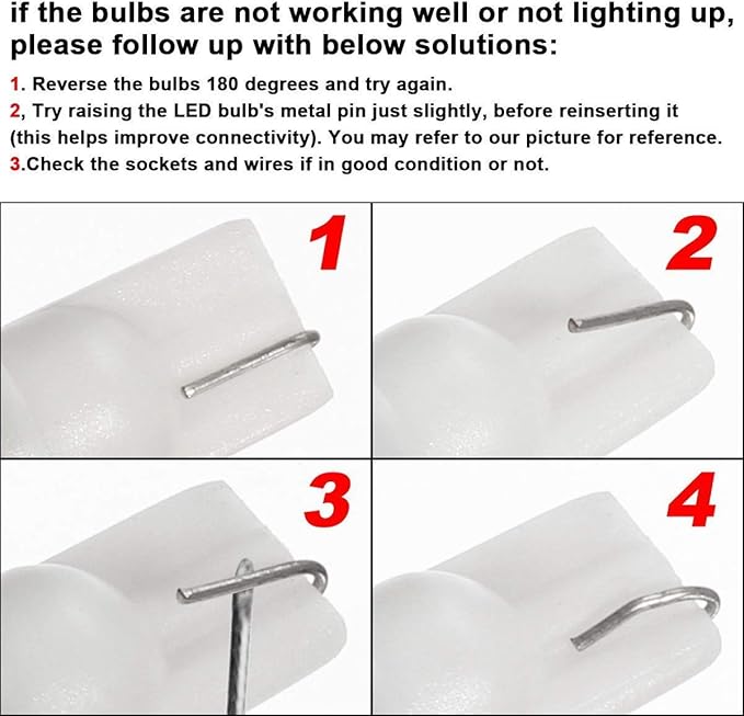3W T10 Wedge Base RV 921 LED Light Bulb 12VAC/DC Landscape Garden Patio Path Driveway Malibu, RV Camper Trailer Motorhome Marine Boat Dome Fixture Lighting(6000K Daylight White)-6 Pack