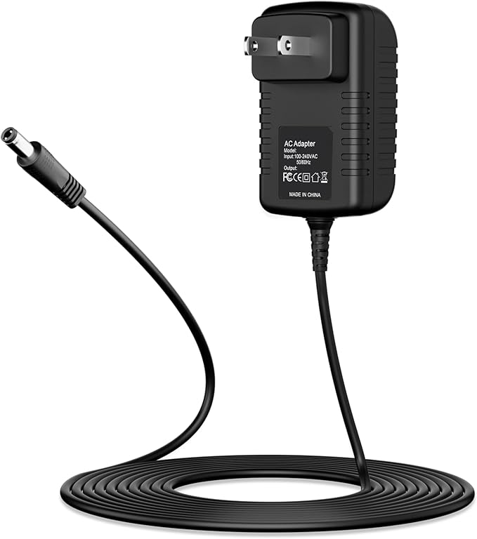 24V AC Adapter Charger Compatible with Govee H6078 RGBIC Floor Lamp LED Wi-Fi App Control Smart lamp Power Supply Cord Mains PSU