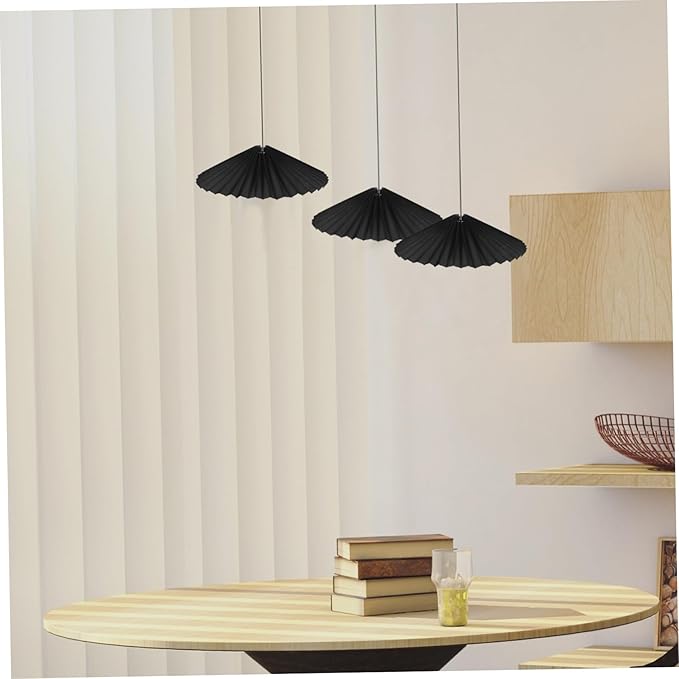 Homoyoyo Pleated Fabric Lampshade for Desk Lamp Small Table Lamp Cover Modern Lampshade for Home Decor