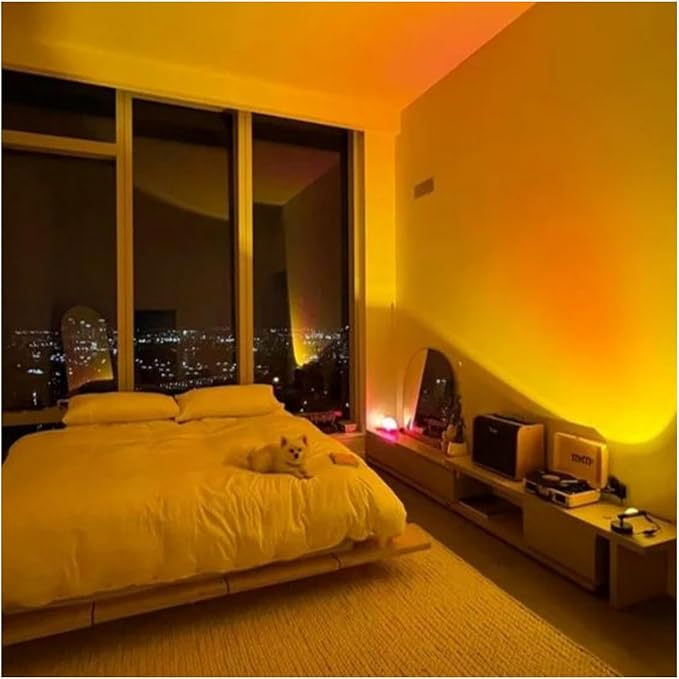 Sunset Lamp Projector Sun Lamp Projector Sunset Light 360° Rotation Lights Sunset Lamp for Bedroom Decor and Aesthetic Room Decor Gifts for Women