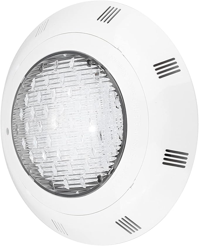 GLOGLOW 30W Swimming Pool Light, Plastic RGB Color Changing LED Lamp, Submersible Light for Swimming Pools and Fountains