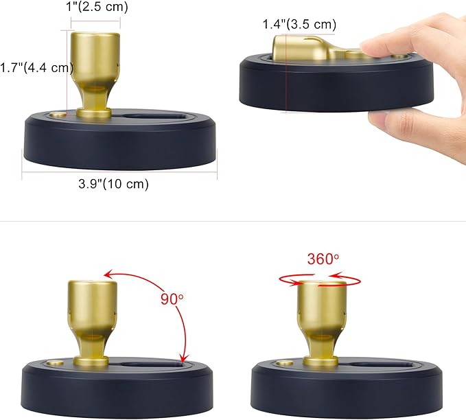 Rechargeable Wireless Battery Spotlight Indoor for Plant Trees at Home Remote Control with 3 Colors Lighitng Mini Dimmable Uplight Led Accent Wall Spot for Pictue Painting Light with Timer-off