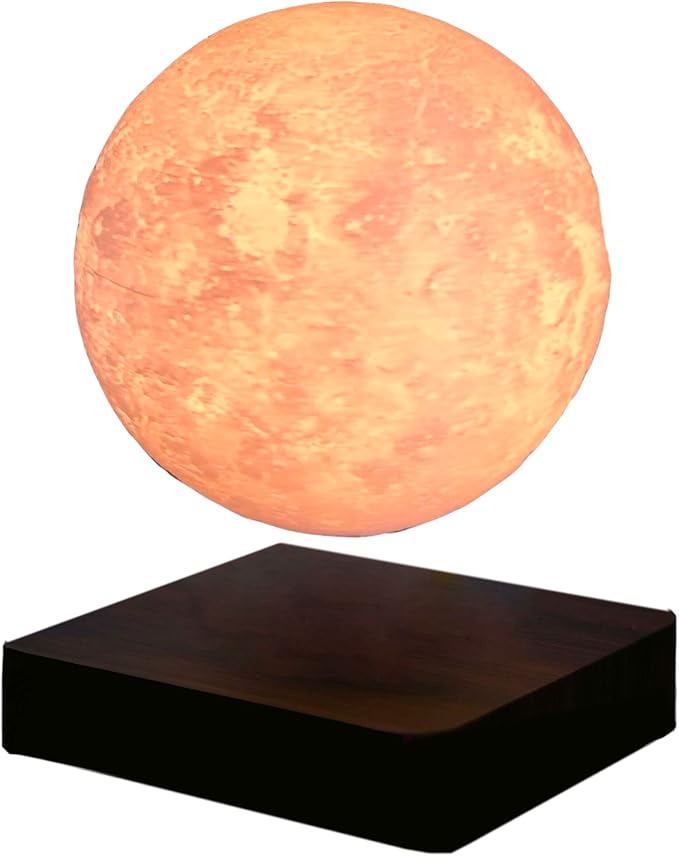 ACEDOAMARE Night Light Moon Light Magnetic Floating Planet Lamp Interior 3D Print LED Bedside Nursing Creative Gift Table Lamp (15cm Venus)