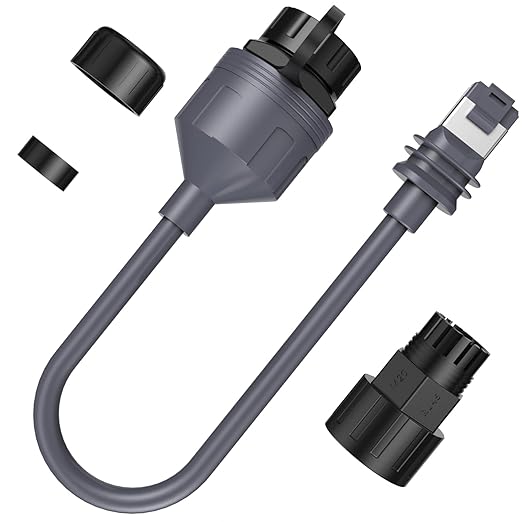 QUIDDITY Starlink Ethernet Adapter, Starlink Mini Ethernet Adapter for Starlink Gen 3/Mini Dishy IP68 Water-resistant Starlink Extension Cable to RJ45 Female Connectors Coupler for SPX V3 Dish(1 Pack)