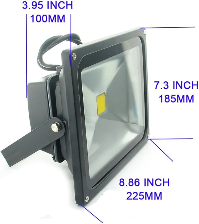 QUANS 30W Watt Warm White 12V 24V AC DC Ultra Bright LED Security Wash Flood Light Floodlight Lamp High Power Black Case Waterproof IP65 Work in The Rain Superbright 3000K, 12-24V Input Low Voltage