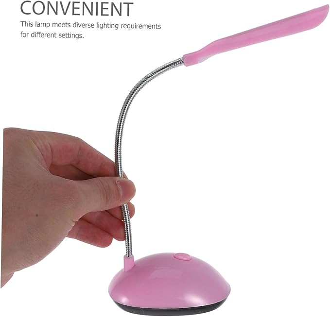 POPETPOP Led Desk Lamp Portable Folding Battery Operated Night Light Soft Glow Office Study Bedroom Dorm Classroom Reading Office Supplies