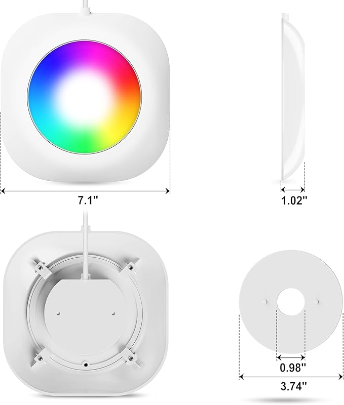 LyLmLe LED Pool Lights for Above Ground Pools with APP Control, 10W Smart Magnetic Pool Lights with Timer RGB Underwater Light, IP68 Waterproof 12V Light for Inground Aboveground Pools 26ft