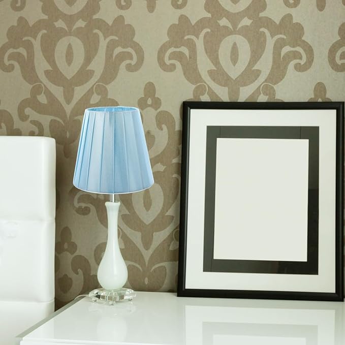 1Pc Fabric Art Lamp Shade Modern Style Light Cover for Ceiling Wall Floor Lamps Elegant Lighting Accessory Easy to Install for Bedroom Living Office Decor