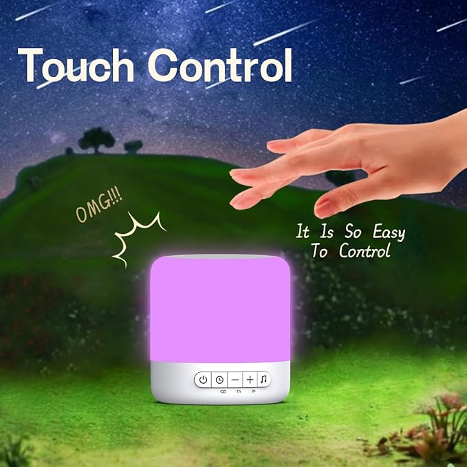 Easysleep Sound Machine Baby White Noise Machine for Sleeping,Toddler Sleep Trainer with 30 Soothing Sounds 12 Night Light,Timers, App Remote Control,Night Light Sleep Machine for Nursery Kid