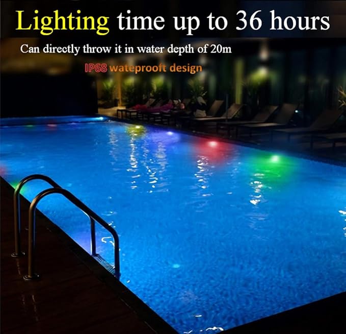 KEMANI Mini Submersible Led Lights,10pcs Small Underwater Tea Lights Candles Waterproof with 2 Remote Battery Operated, RGB 13 Multicolor Changing for Wedding Home Party Festival Decoration