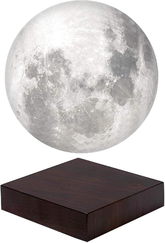 VGAzer Levitating Floating Wireless Moon Lamp,3D-Printed LED Lamp Floats & Spins Freely,Gifts Cool Home Decor (3 Colors)