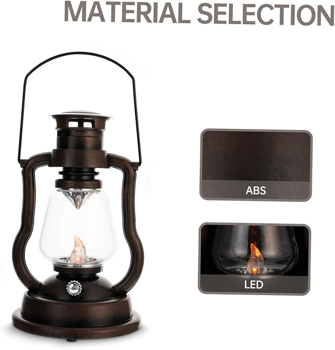 Creative Retro Kerosene Lantern Rechargeable Handheld Light for Home Decor Bars and Festivals Cozy Atmosphere Lamp Rustic Design Battery Not Included
