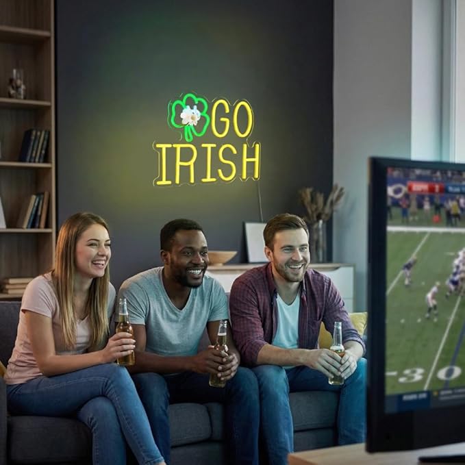 Football University Neon Sign Football Team Light up Sign Gift With Light Dimmable Switch, Led Neon Light for Man Cave Decorand Sport Fans, Birthday Gifts Bedroom Party Club Bar Dorm