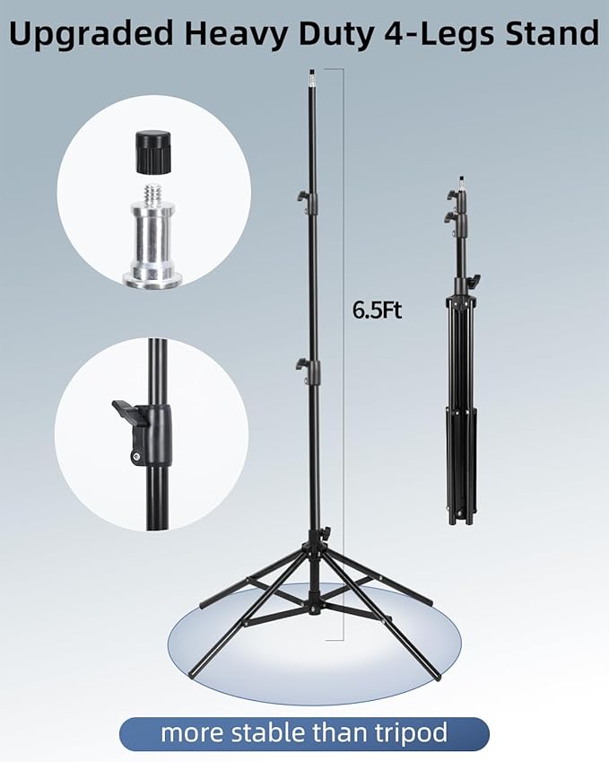 Skytex Softbox Lighting Kit 3Pack, 20x28in Soft Box | 135W 5500K E27 Bulb Continuous Photography Lighting, Photo Studio Lights Equipment for Camera Shooting, Video Recording