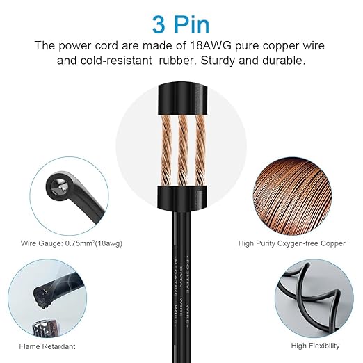 ALITOVE 16.4ft 3 Pin xConnect Extension Cable with 17mm Male & 12mm*23mm Female X-Connector 18AWG Power Cord IP68 for B0923SDR5T B0CM95W84B B0CW9NQ12K WS2811 Halloween Christmas Pixel Lights(2 Pack)
