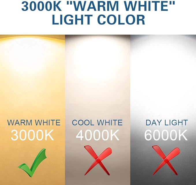 12 Pack 3W Low Voltage Led Landscape Lights,12V/24V AC/DC Well Lights,IP67 Waterproof In Ground Light and Landscape Lighting for Garden,Yard, Driveway, Deck, Step Up Light(Warm White 12 Pack)