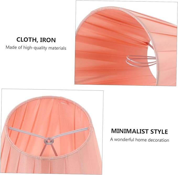 Clip-on Lampshade Stylish Cloth Light Cover for Ceiling Table Wall and Floor Lamps Softens Light for Cozy Home and Office Decor