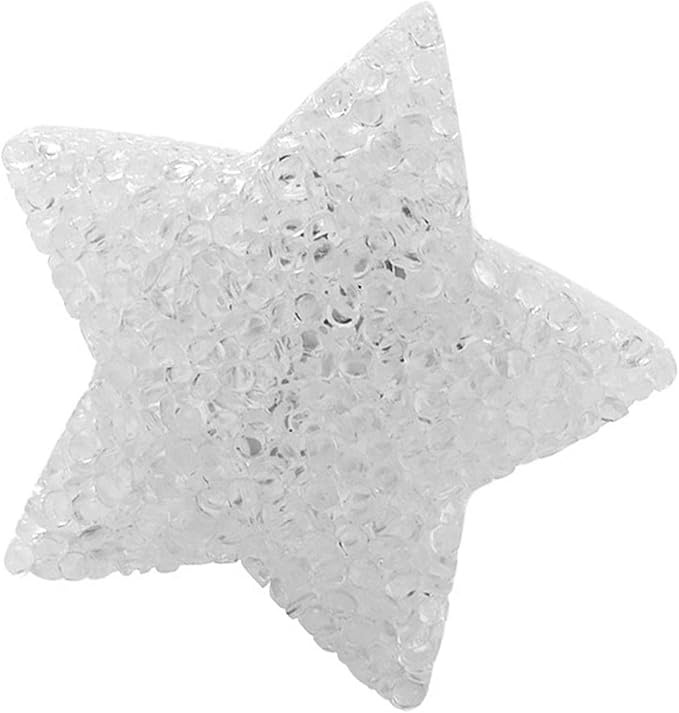 Star Lights, Handheld Star Shape Acrylic Battery Powered Soft Glow Desk Table Lamp Night Light for Chorus Decor, 3.14 x 3.14 x 1.57in (Yellow Light)