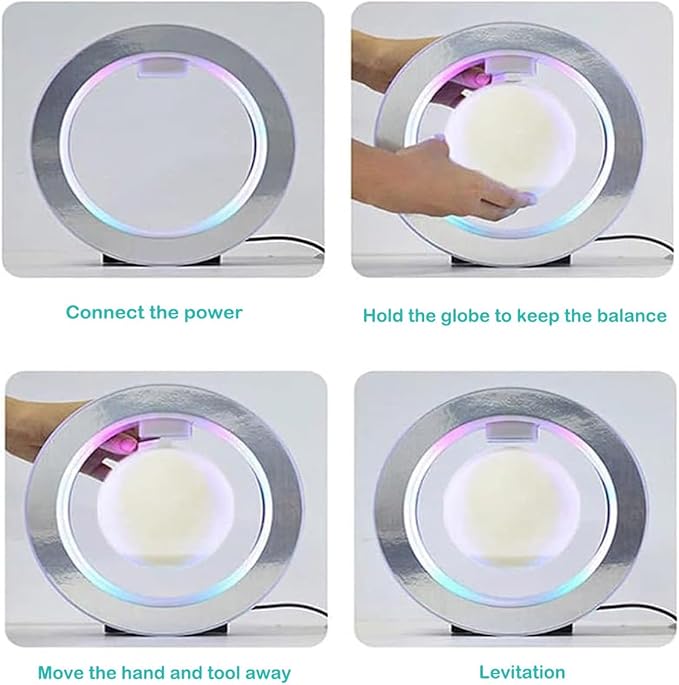 3D Floating Moon Lamp Illusion Color Changing Table Night Light Christmas Lights Desk lamp
