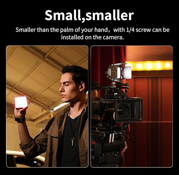 ZHIYUN FIVERAY M20 Combo Bi-Color Video Light [Official], 20W Portable Camera Photography Light, CRI 95+, 2700K-6500K,TLCI 97+, 4500mAh with 10 Light Effects, Support Magnetic Attraction and USB-C PD