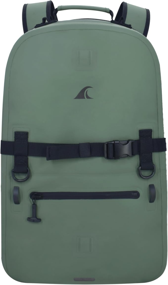 Breakwater Supply™ Waterproof IP68 Submersible Backpack with Airtight Zippers | Laptop Travel Outdoors | Fogland 25L 20L 15L | 100% Waterproof, Submersible, Airtight Zippers, Travel Outdoors