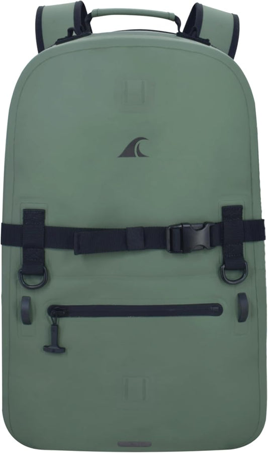 Breakwater Supply™ Waterproof IP68 Submersible Backpack with Airtight Zippers | Laptop Travel Outdoors | Fogland 25L 20L 15L | 100% Waterproof, Submersible, Airtight Zippers, Travel Outdoors