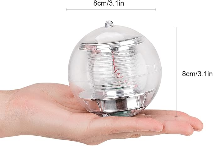 Solar Floating Pool Lights, RGB Color Changing Solar Pool Lights That Float Pool LED Lights Ball Light for Lakes Fish Tanks Fountains