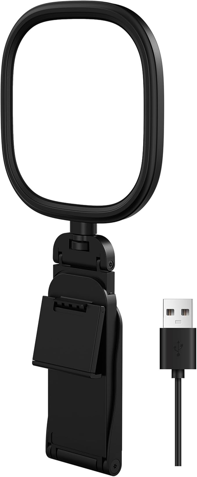 USB-Powered Selfie Ring Light for Desk, Laptop, Monitor & Phone – LitONES Eye-Caring Webcam Light with 84 Soft LEDs, 50 Modes, CRI 97.8+, 5” Small Streaming Light for Zoom, Video Calls & Conference