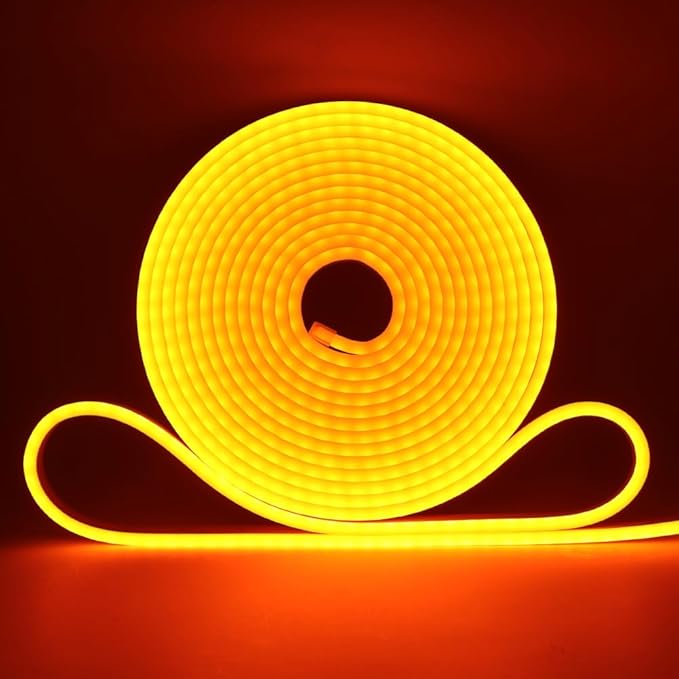 KISUFU 12V COB Led Strip Lights with 1.2W USB Controller Support Solar Panel, IP68 Waterproof Flexible 320 LEDs/m LED Tape Lights for Courtyard Garden Eaves Decoration Outdoor Party Decoration.