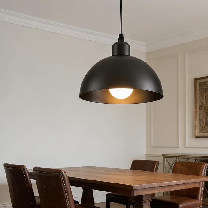 Farmhouse Pendant Lighting,Chandelier Industrial Pendant Light, Modern Kitchen Island Lights Fixtures Ceiling Hanging Dining Room Living Room