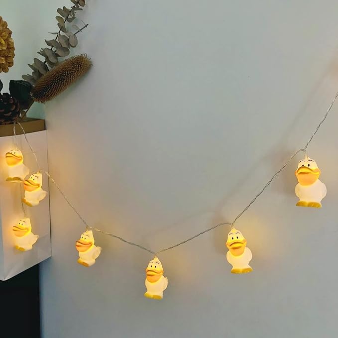 Cute Toucan String Lights,5.4 FT 10 LED White Water Bird Antarctic Shag Fairy Light Battery Operated for Home Party Camping Garden Decoration (Toucan)