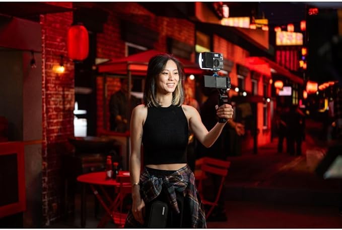 Amaran Ace 25x Pocket Bi-Color LED Light: Boost Mode Up to 32W, Bi-Color Mini Video Light (2,700-6,500K), 1,636 Lux@1m, 4,500mAh Battery with PD Fast Charging for Mobile Creators (Silver)