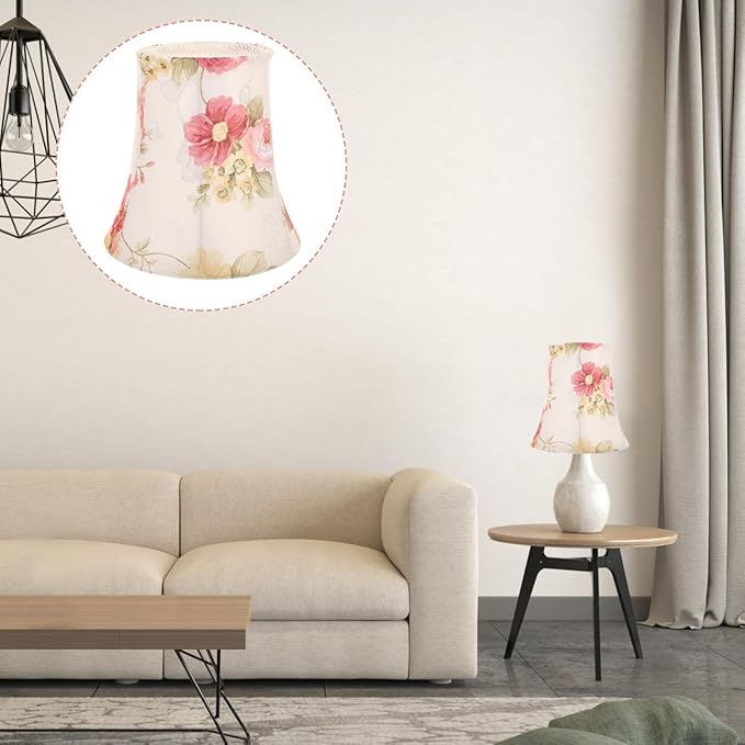 Table Lamp Shade Cloth Lamp Shade Pendant Light Shade Fabric Barrel Lampshade Clip On Bulb Lamp Cover Chandelier Lampshade Replacement for E27 Table Lamp Floor Lamp Wall Light