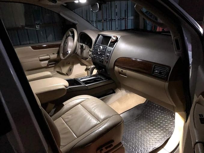 194 LED Bulbs 6000K Xenon White Extremely Bright 5630 Chipsets T10 168 2825 175 W5W LED Replacement Bulbs for Car Interior Dome Map Door Courtesy License Plate Lights (Pack of 10)