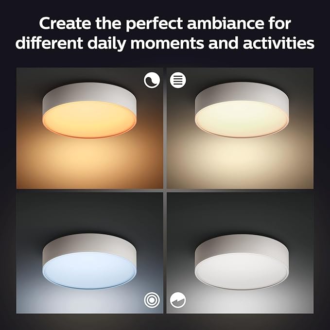 Enrave M Hue Ceiling lamp White NAM