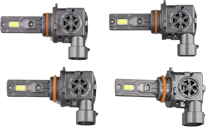 Latest 9005 9006 LED Bulbs, 100,000LM Brightness, 85000+ Hours Long Service Life, 6500K Cool White, Real 1:1 Halogen Size 9005/HB3 9006/HB4 HID Fog Lights, 3 Mins Plug N Play, Pack of 2