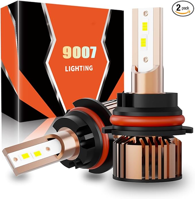 Compatible for Ford F150 F250 F350 F450 1997 1998 1999 2000 2001 2003 Hi/Lo Dual Beam Light bulb,12V 55W 6000K,Pack of 2