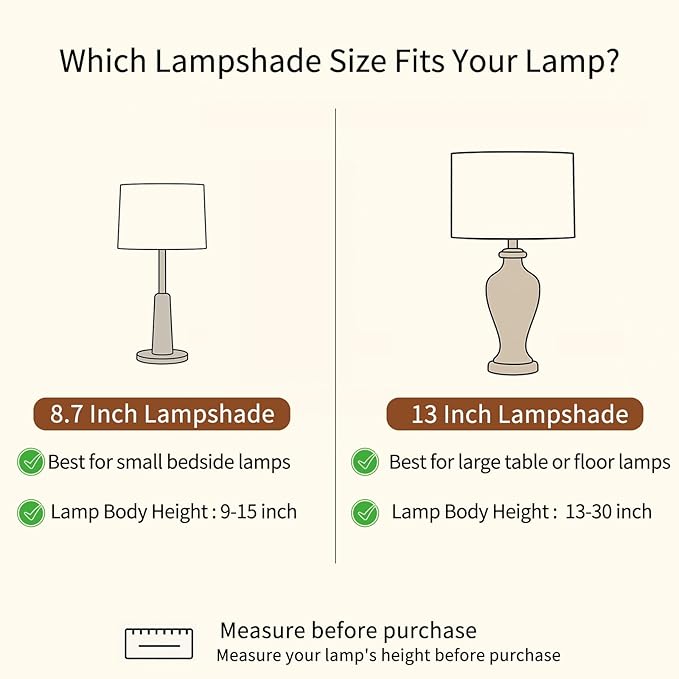 Fabric Lamp Shades, 13” Width and 10” Height Lamp Shade, HD Printing Bird Lampshade, Lamps shades fit with Spider/Uno, Modern Farmhouse Lamp Shades for Table Lamps, Floor Lamps (1 Pack)