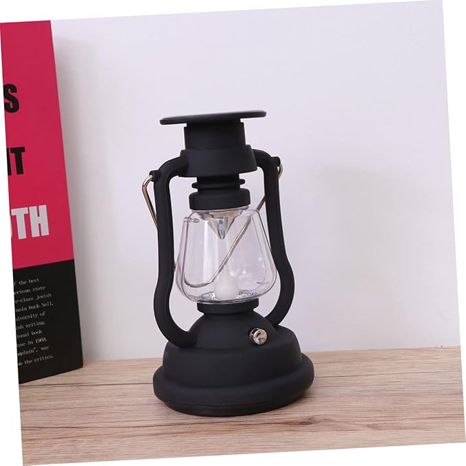 Solar Retro Camping Lantern USB Rechargeable Hand Crank Tent Light LED Portable Lantern for Hiking Emergency and Outdoor Use