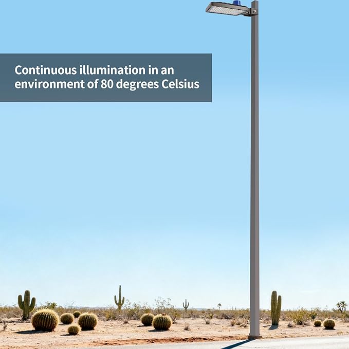 Juyace 240W LED Parking Lot Light Trunnion Bracket Yoke Wall Mount Dusk to Dawn Outdoor Lighting Exterior Flood Commercial Outside IP65 Waterproof 100-277V Security Area