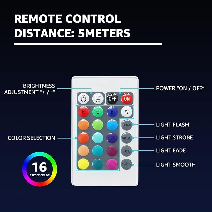 FUYO LED Ball Light, 16-inch Solar Light Up Pool Balls, Rechargeable & Remote Control Globe Lights 16 RGB Colors Mood Night Light, IP66 Water-Resistant Floating Light for Pool, Party, Pond - 1pcs