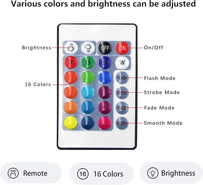 MIFXIN Crystal Table Lamp RGB 16 Colors Changing Remote Control Diamond Crystal Lamp USB Charging Touch Light Decorative Acrylic LED Desk Lamp for Bedroom Living Room Dinning Table Decor