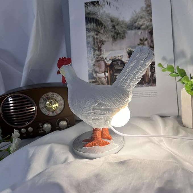 3D Cute Chicken Laying Egg Night Light - USB LED Table Lamp, Ideal for Easter, Christmas & Birthdays – Warm Decor & Sweet Gift