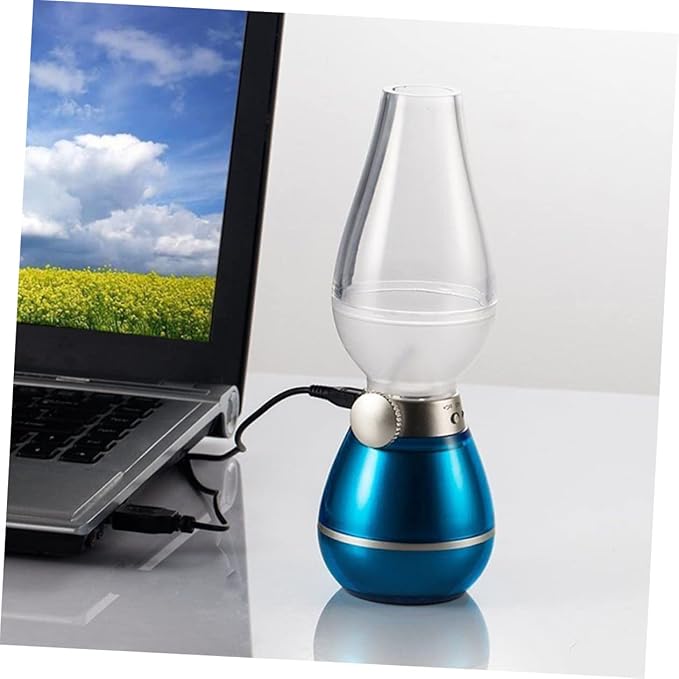 Portable Rechargeable Retro Kerosene Lamp Multi-Functional Lighting for Indoor Use for Home Decor Camping and Nightstands Selection