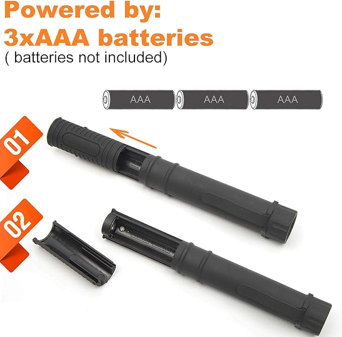 COB LED Work Flashlight with Magnetic Base and Clip Multi-Function Pocket Pen Light Inspection Work Light, 4 PCS