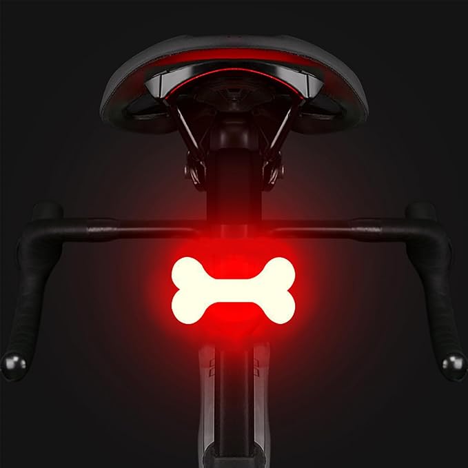 Rechargeable Bike Tail Light LED Bicycle Rear Light Cycling Night Essential Bright Seat Back Safety Lamp 5 Modes Warning Waterproof Flash MTB Light for Men Women Kids